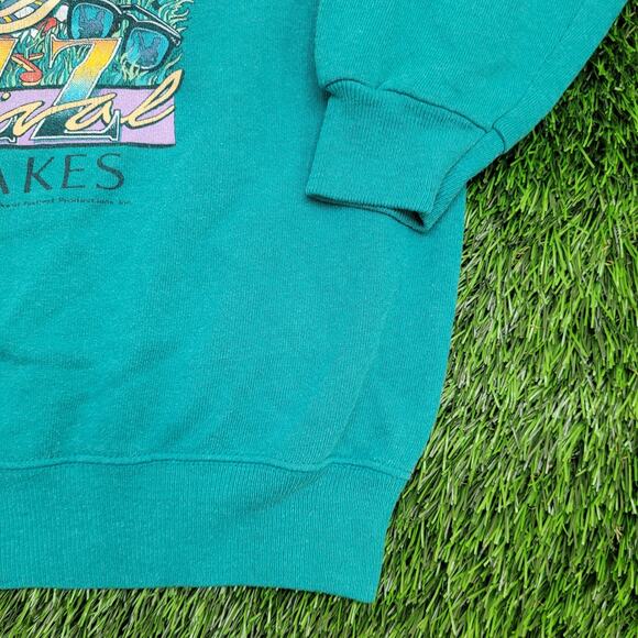 Vintage 1989 Jazz Festival Sweatshirt Women Medium 19x20 USA - Picture 15 of 15